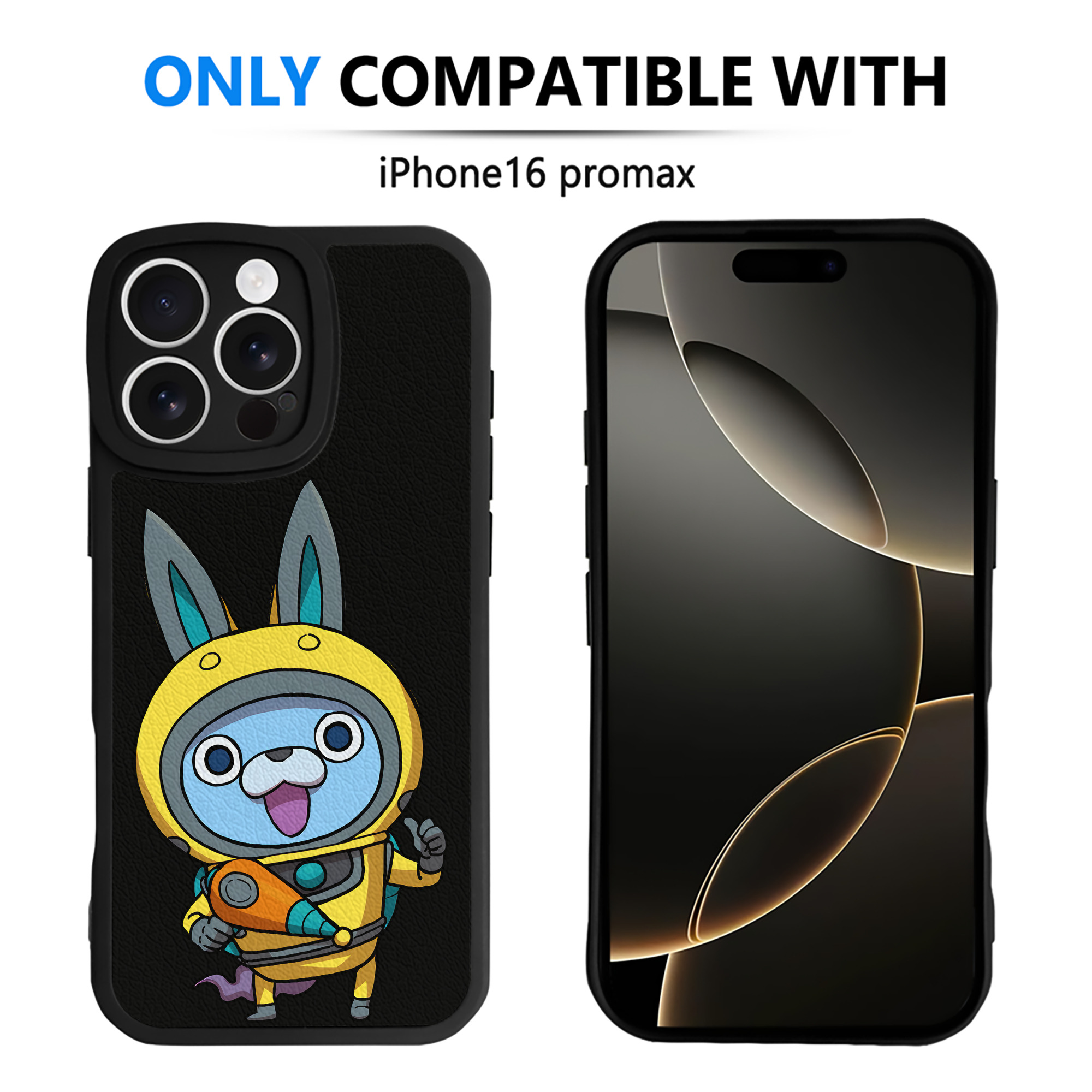 （画像用） 妖怪ウォッチ Yo-kai Watch 【iPhone 16シリーズ対応】シリコンスマホケース（レザー調） 材質：シリコン